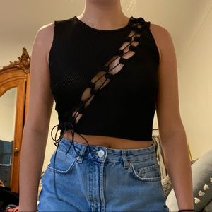 Princess Polly Lace Up Top